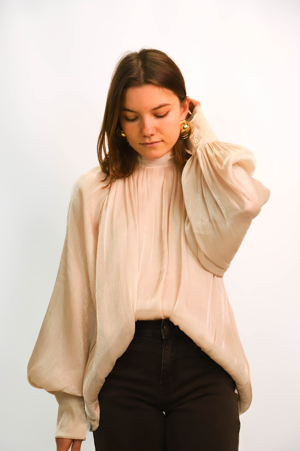 Blouse beige Lumine Taille Unique - NEUF
