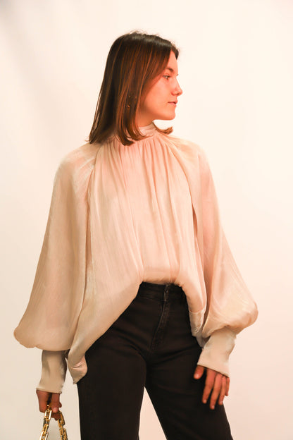Blouse beige Lumine Taille Unique - NEUF