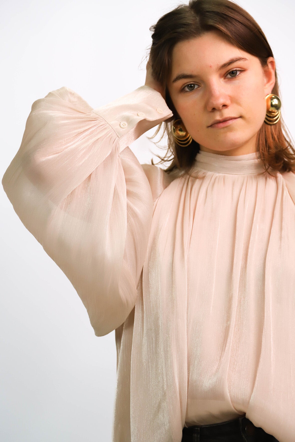 Blouse beige Lumine Taille Unique - NEUF