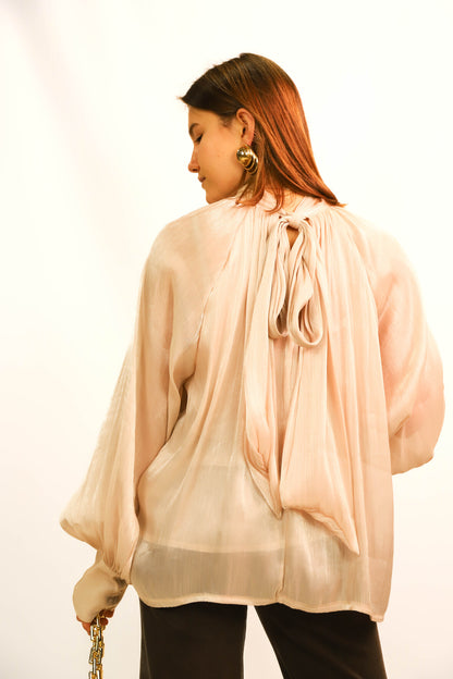Blouse beige Lumine Taille Unique - NEUF