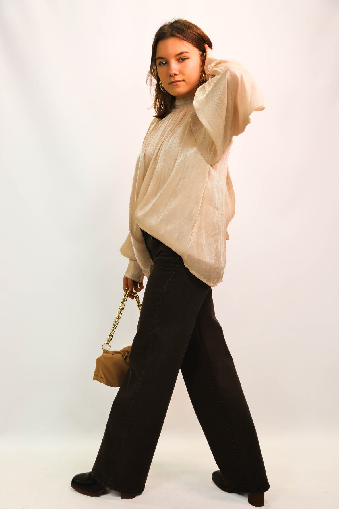 Jean marron Nina Carter Taille S - NEUF