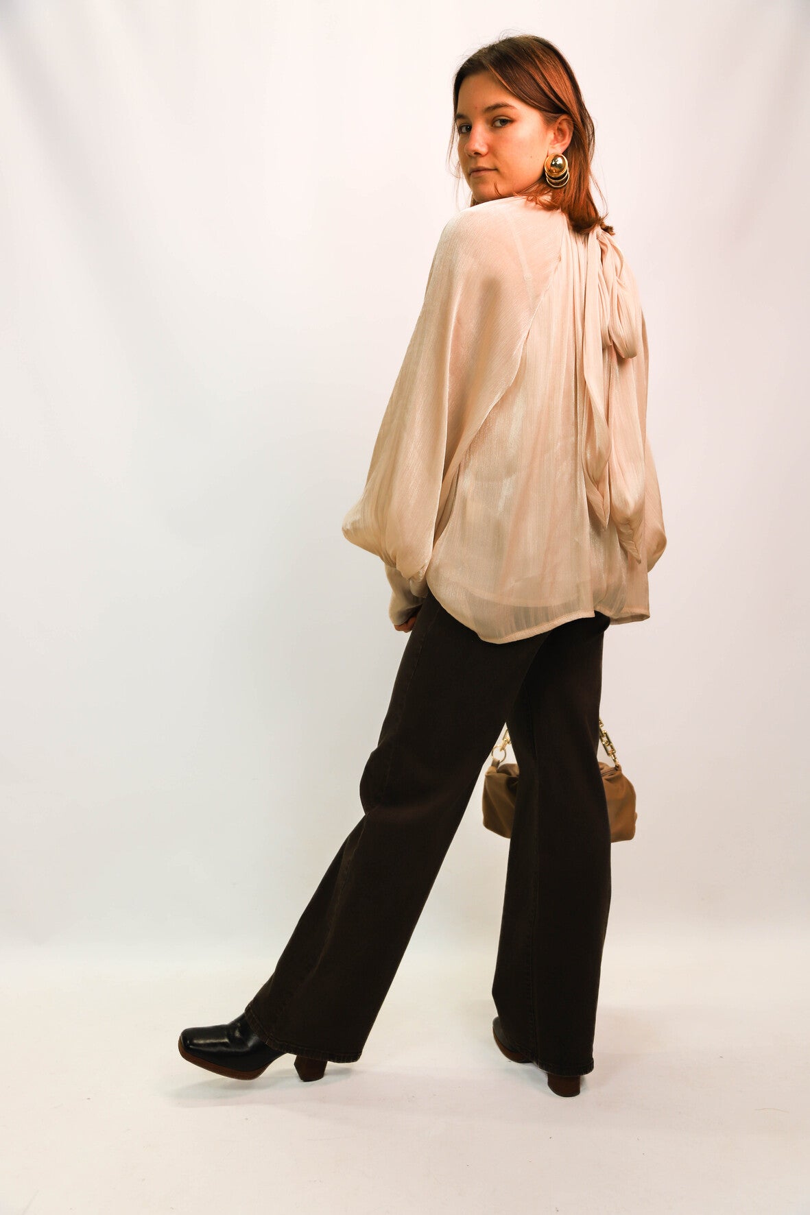Blouse beige Lumine Taille Unique - NEUF