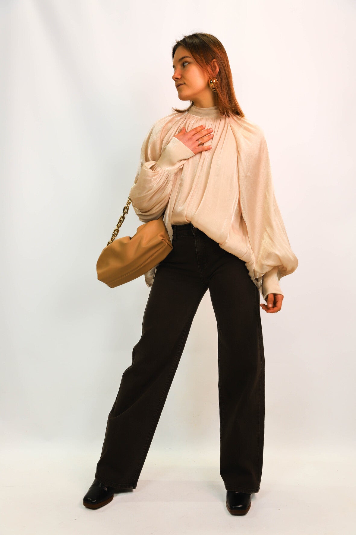 Jean marron Nina Carter Taille S - NEUF