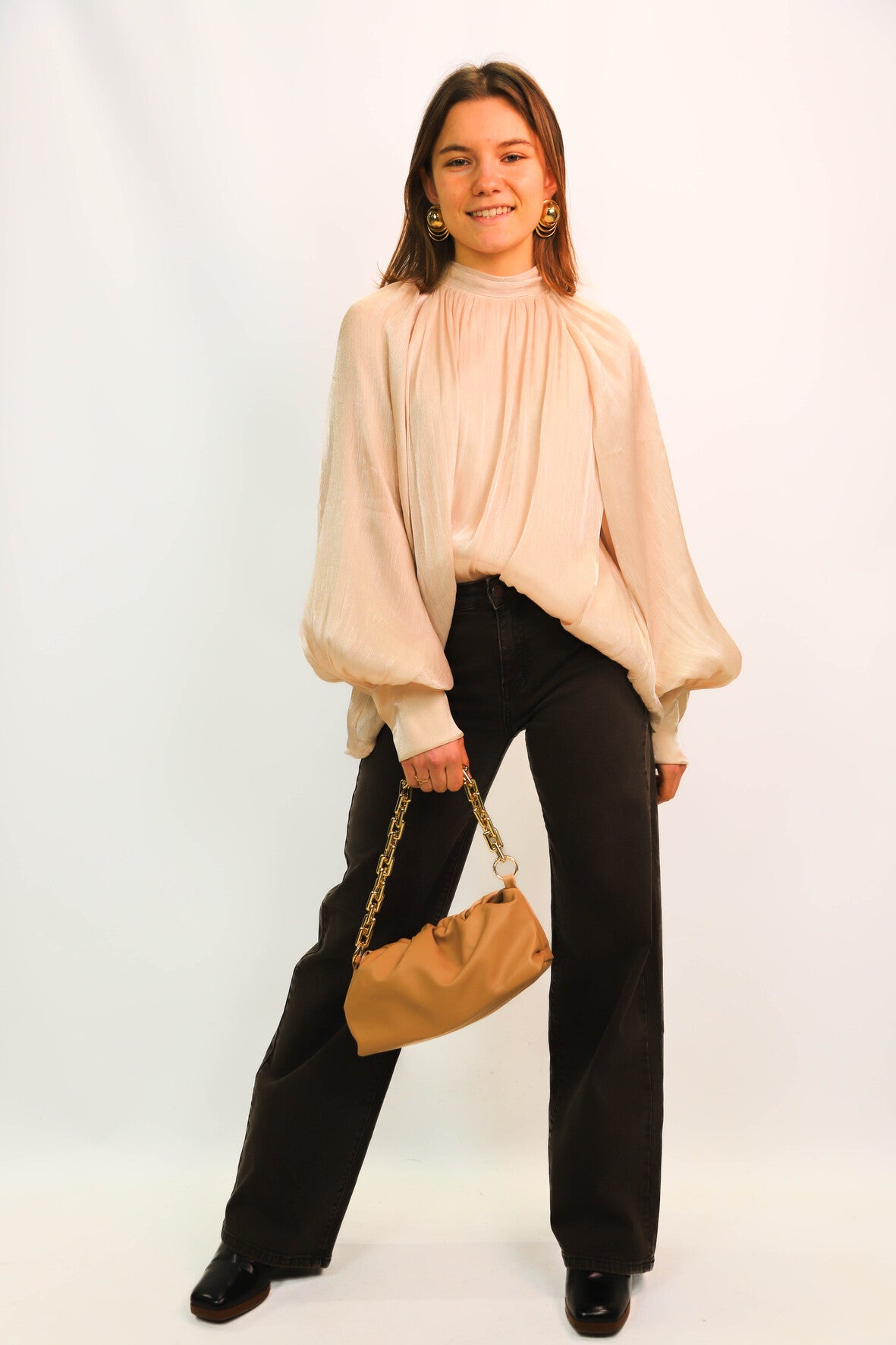 Blouse beige Lumine Taille Unique - NEUF