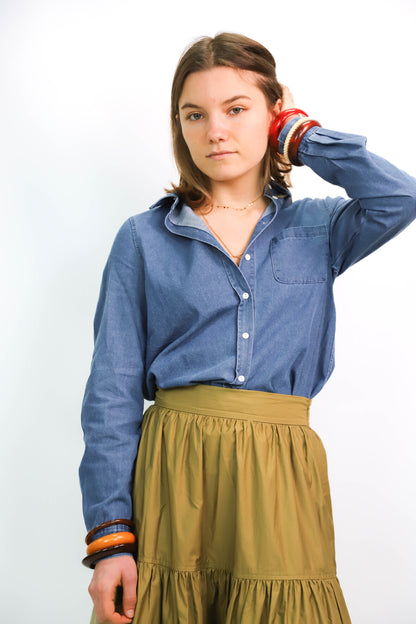 Chemise bleu Emi Jo Taille S