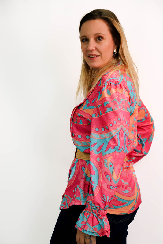 Blouse rose Maria et Gabriele Taille 3XL