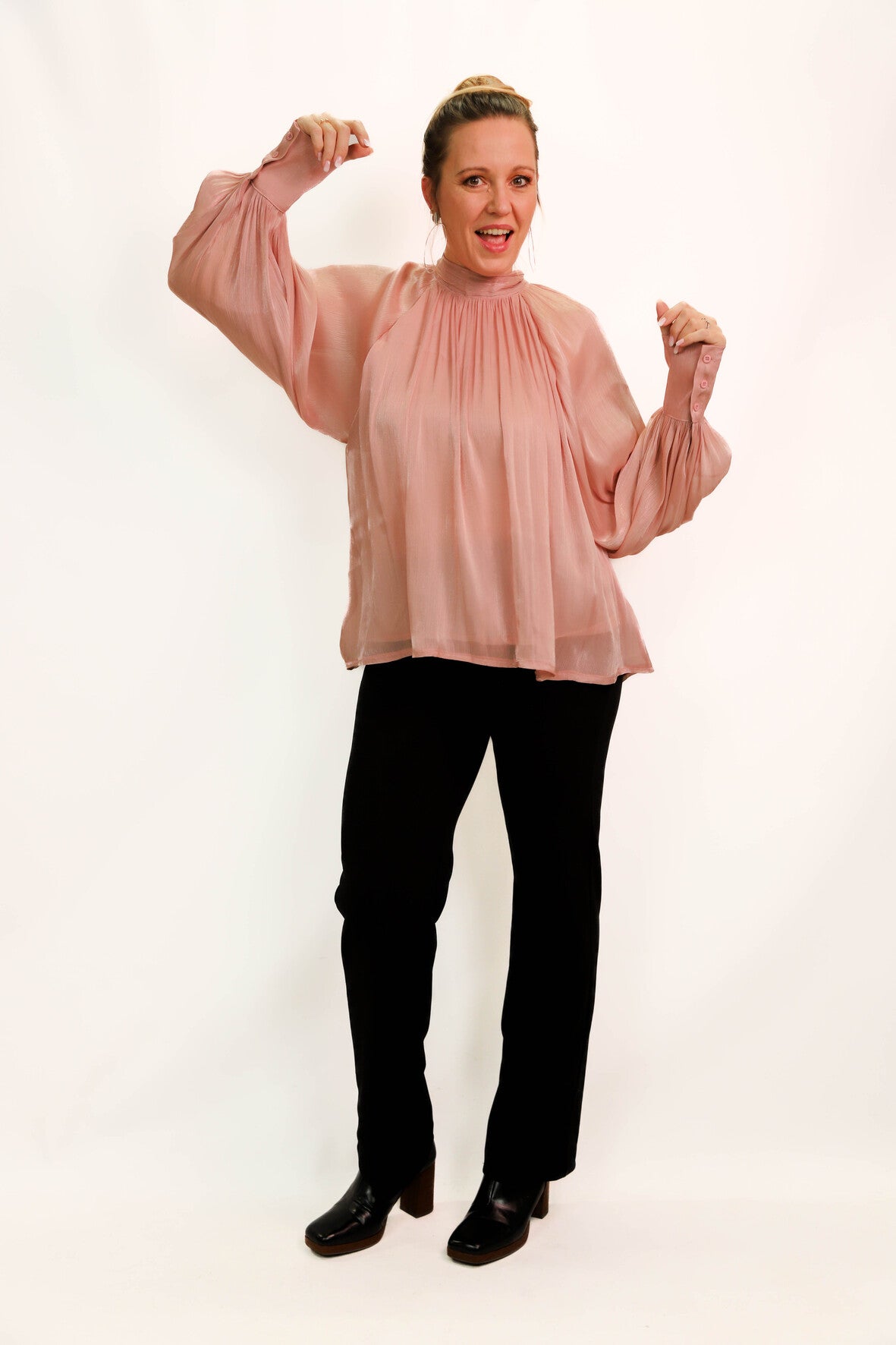 Pantalon noir taille haute Only Taille L