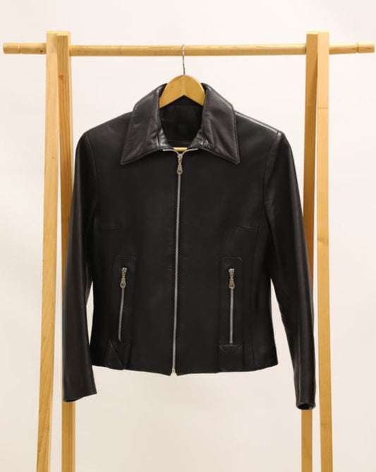 Blouson noir Itinérance Cuir taille M