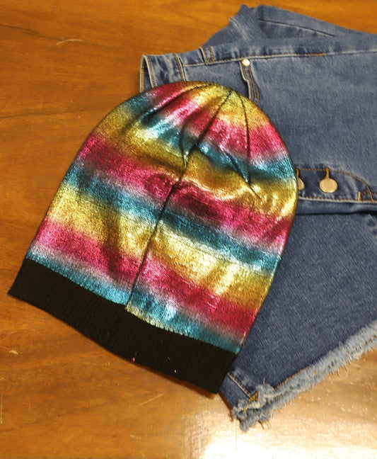 Bonnet multicolore  Palme Taille Unique - NEUF
