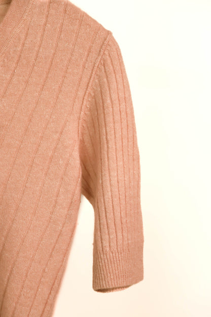 Pull manches courtes vieux rose Eric Bompard Taille L