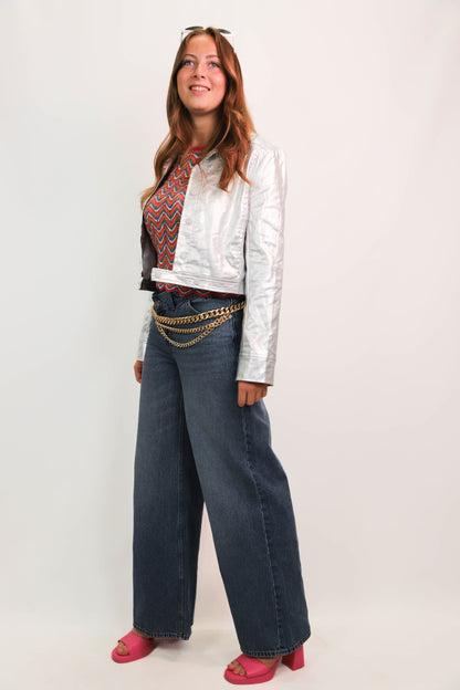 Jean large bleu Kiabi Taille S