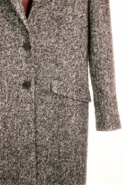 Manteau gris chiné col léopard IKKS Taille XS