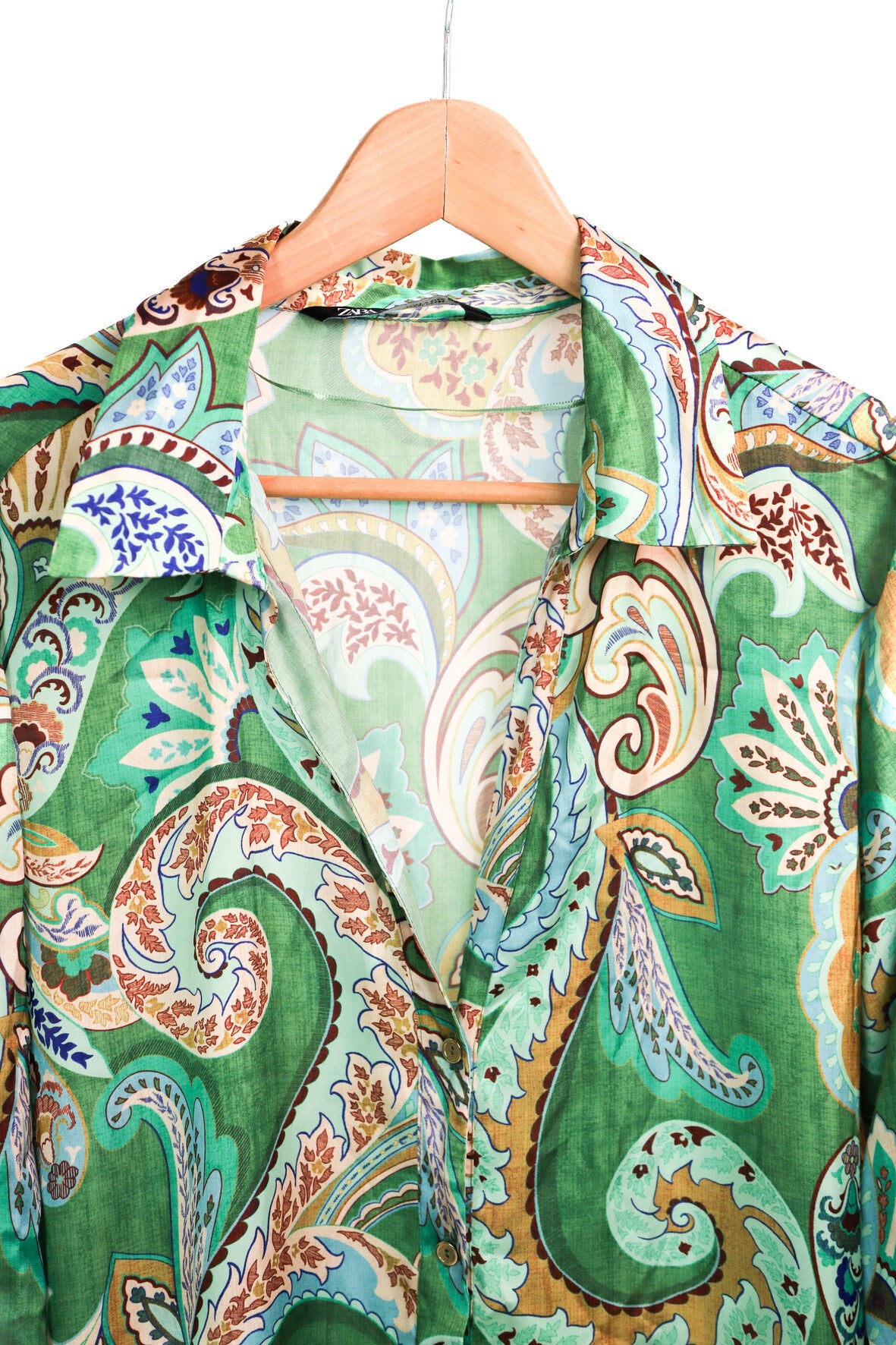 Chemise verte Zara Taille XXL