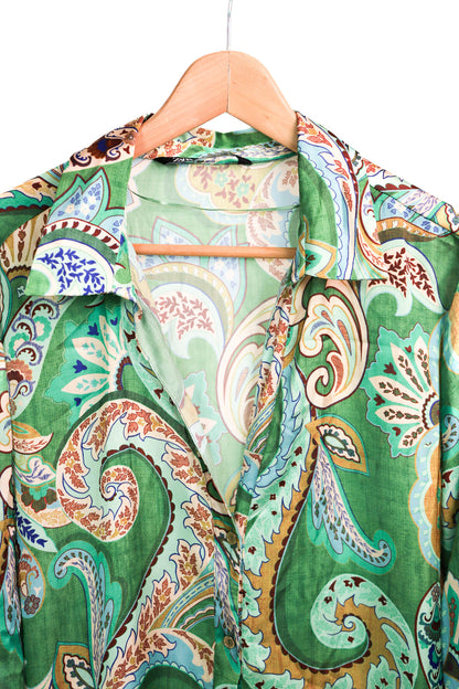 Chemise verte Zara Taille XXL