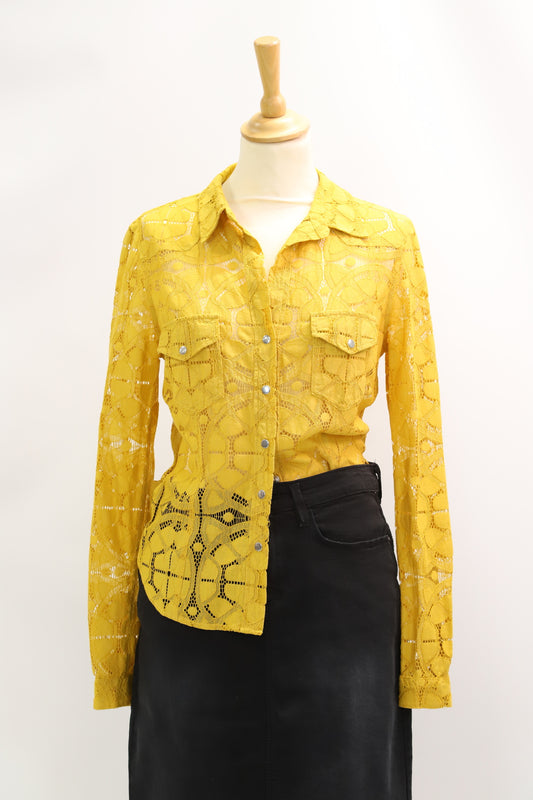 Chemise jaune Bel Air Taille M