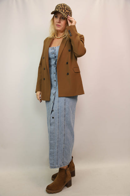 Veste blazer Marron Zara Taille M
