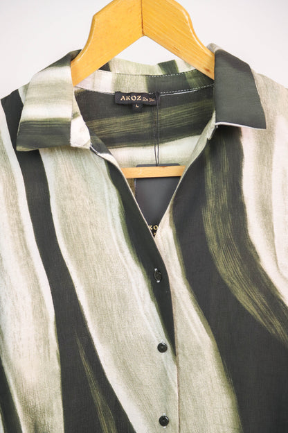 Chemise à motif Akoz Taille L