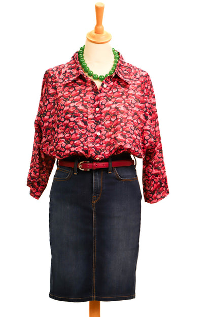 Chemise fleurie Palme Taille Unique