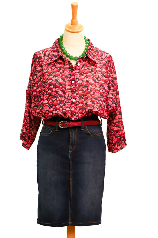 Chemise fleurie Palme Taille Unique