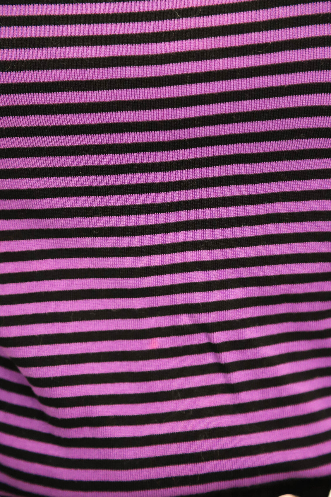 T-shirt rayé violet et noir Sonia Rykiel Taille S