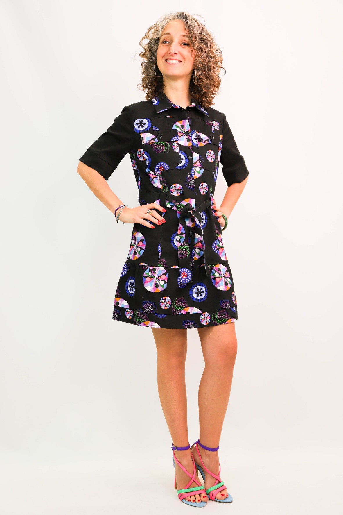 Robe noire Desigual Taille S