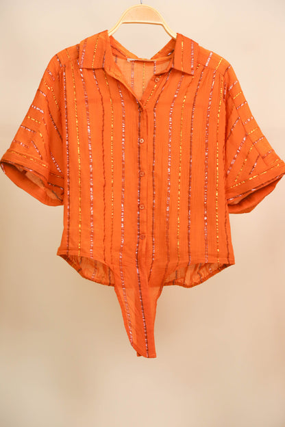 Chemisier terracotta Promod Taille S