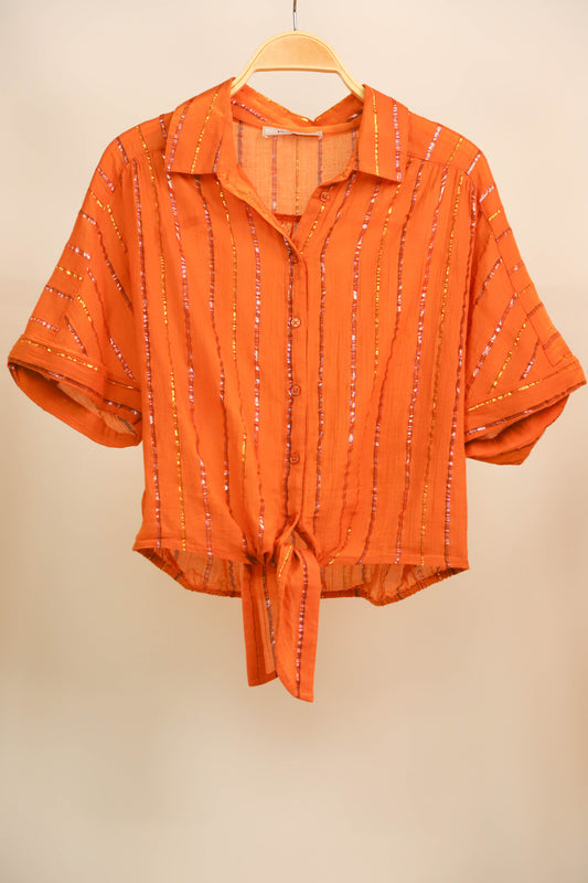 Chemisier terracotta Promod Taille S