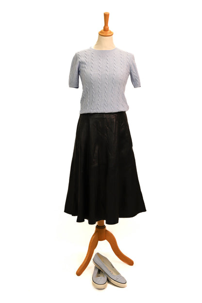 Pull manches courte bleu Uniqlo Taille M