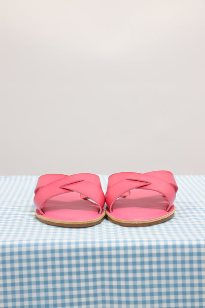 Mules plates rose fushia, Tailles 36, 37, 38, 39, 40, 41 - NEUF