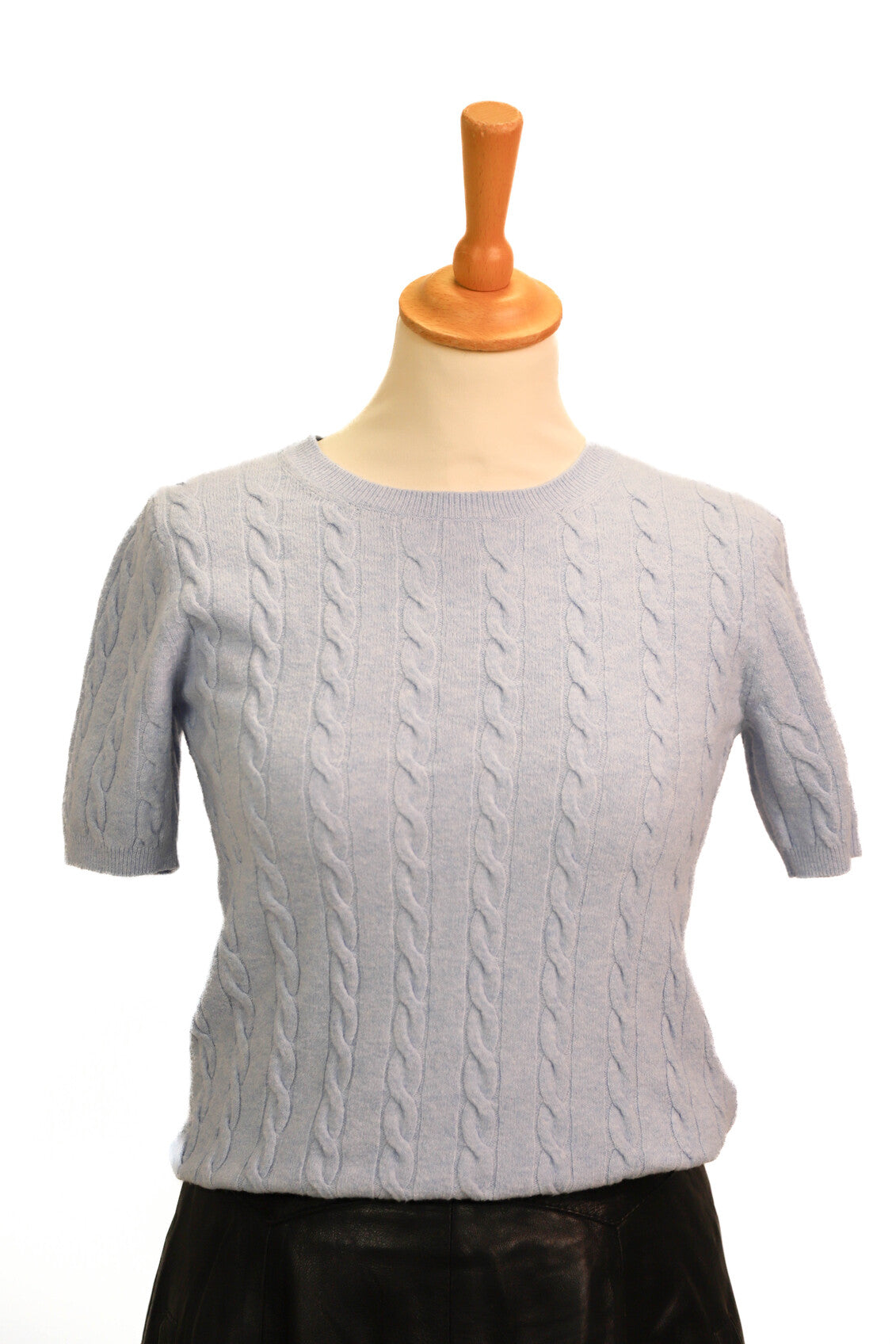 Pull manches courte bleu Uniqlo Taille M