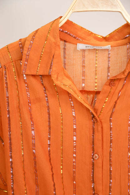 Chemisier terracotta Promod Taille S