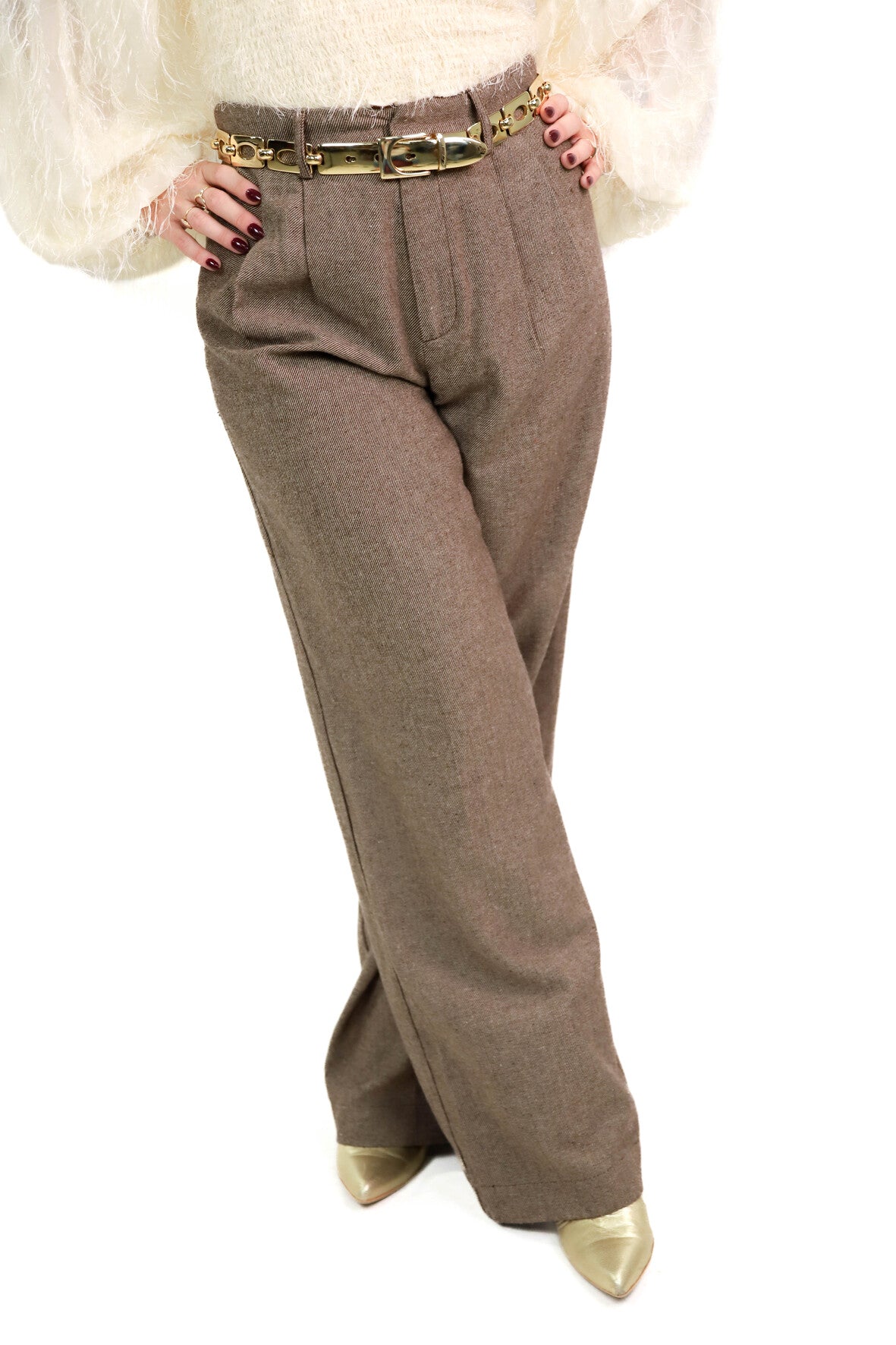 Pantalon à carreaux Easy Clothes Taille S
