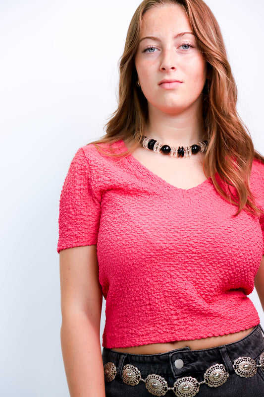T-shirt rose Mango Taille M