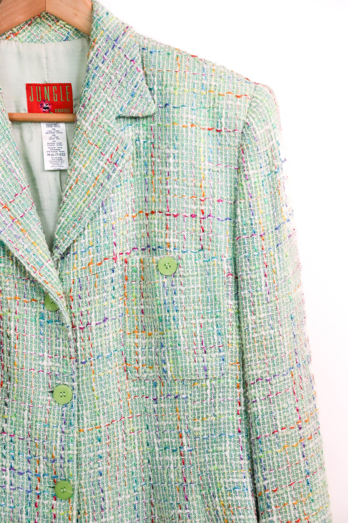 Veste verte Kenzo Jungle Taille XL
