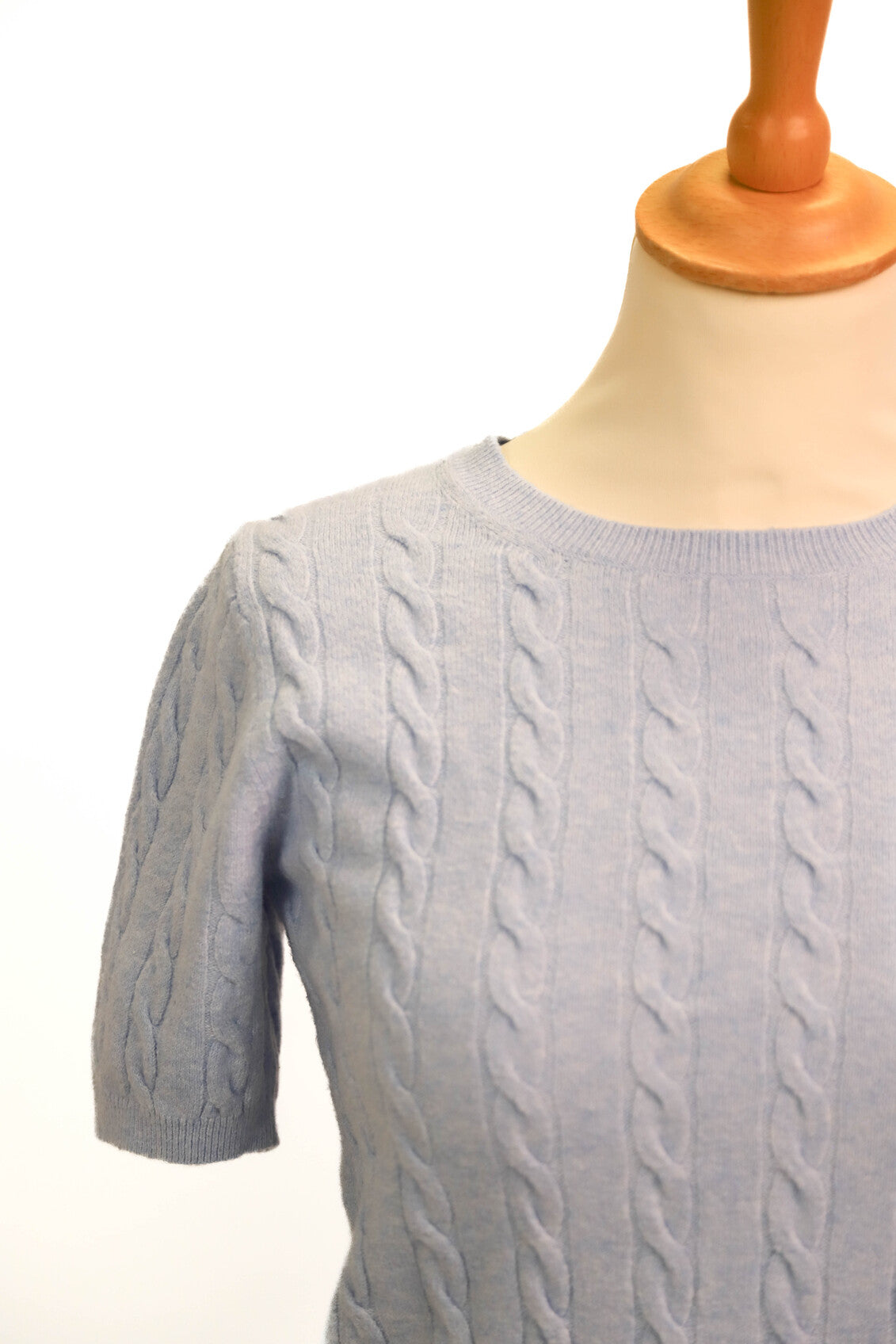 Pull manches courte bleu Uniqlo Taille M