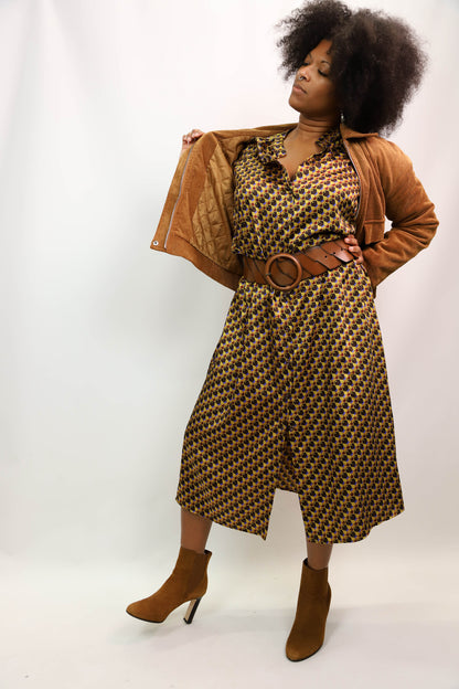 Robe longue à motif Taille M
