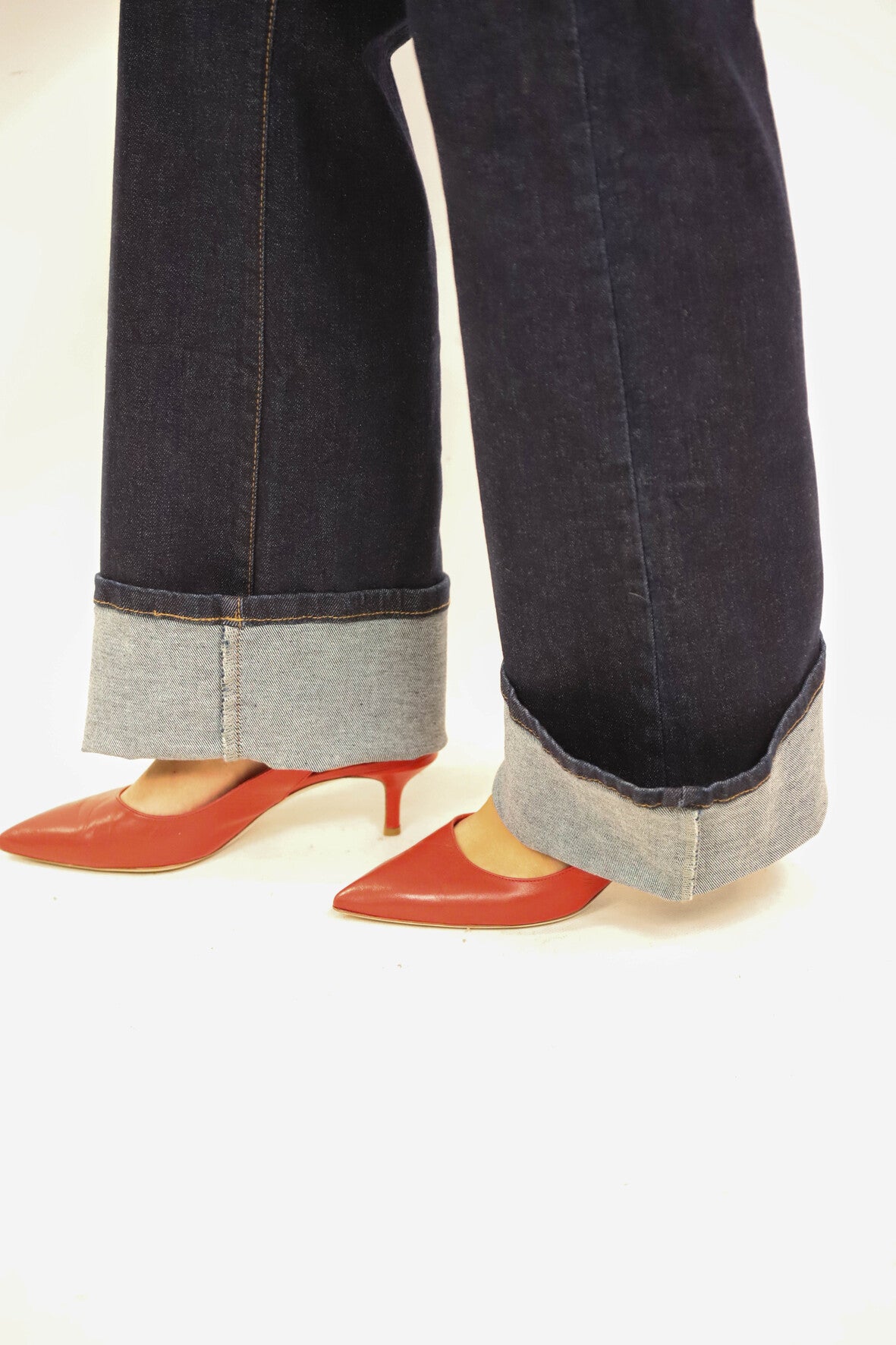 Jean large bleu Nina Carter Taille S - NEUF