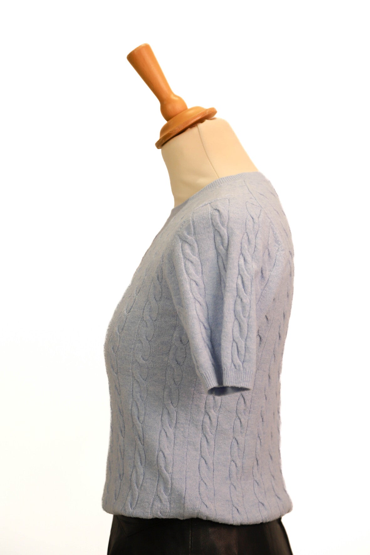 Pull manches courte bleu Uniqlo Taille M