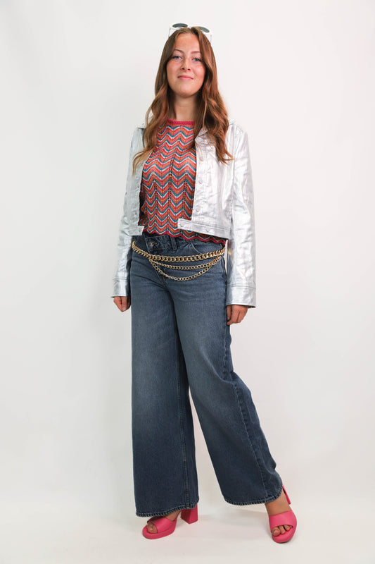 Jean large bleu Kiabi Taille S