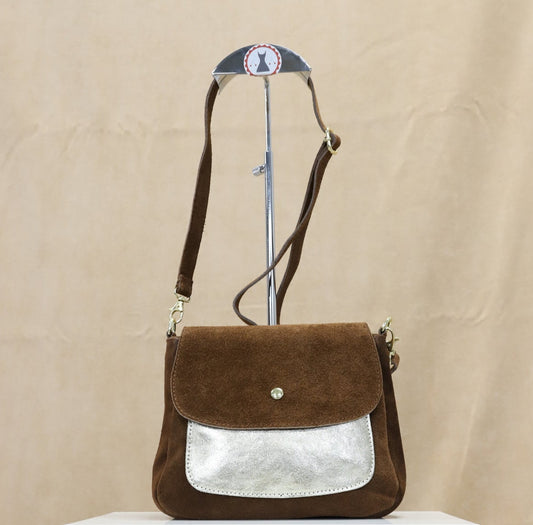 Sac bandoulière marron NEUF