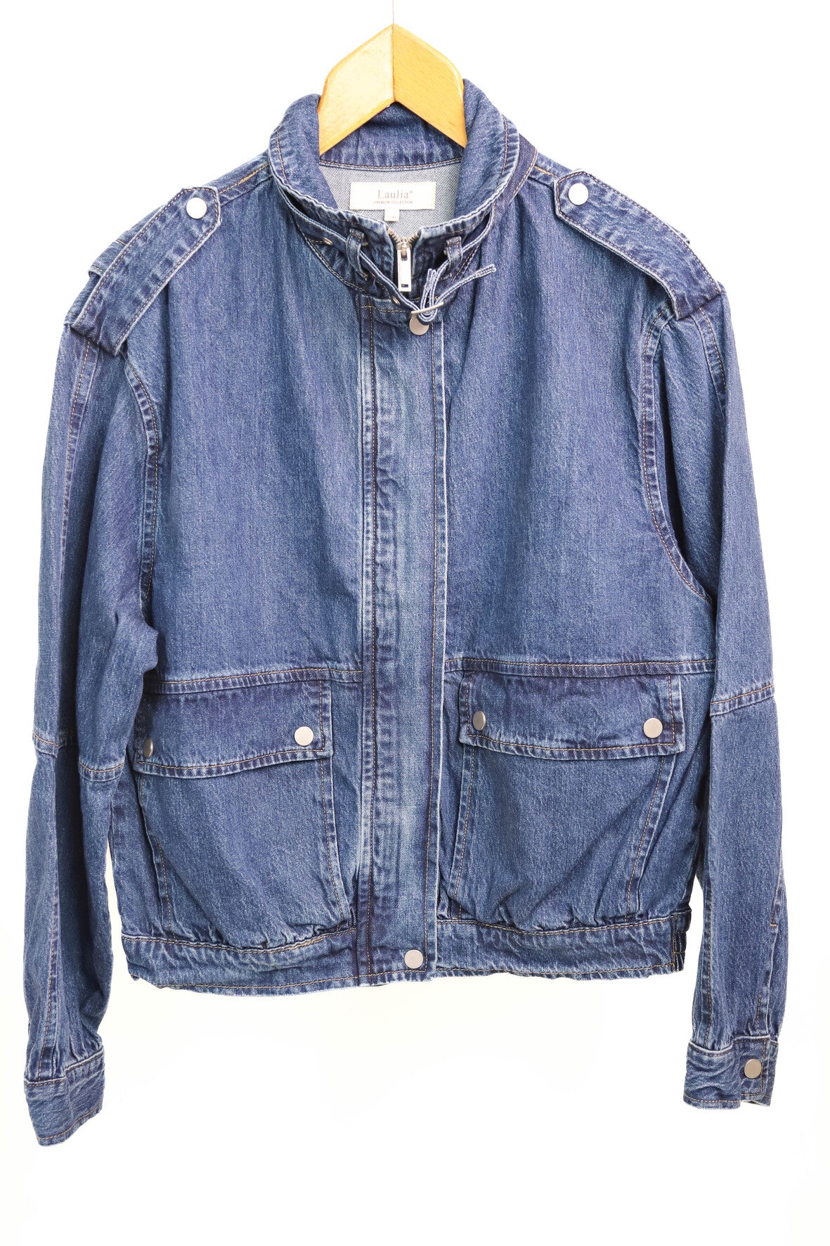 Veste bleue oversize Laulia Taille S/M - NEUF