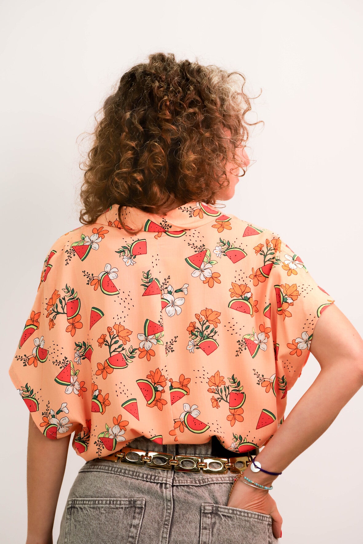 Chemise rose Camaïeu Taille S