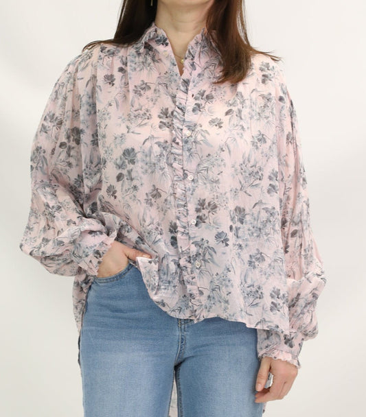 Chemise rose Maje Taille XS - NEUF