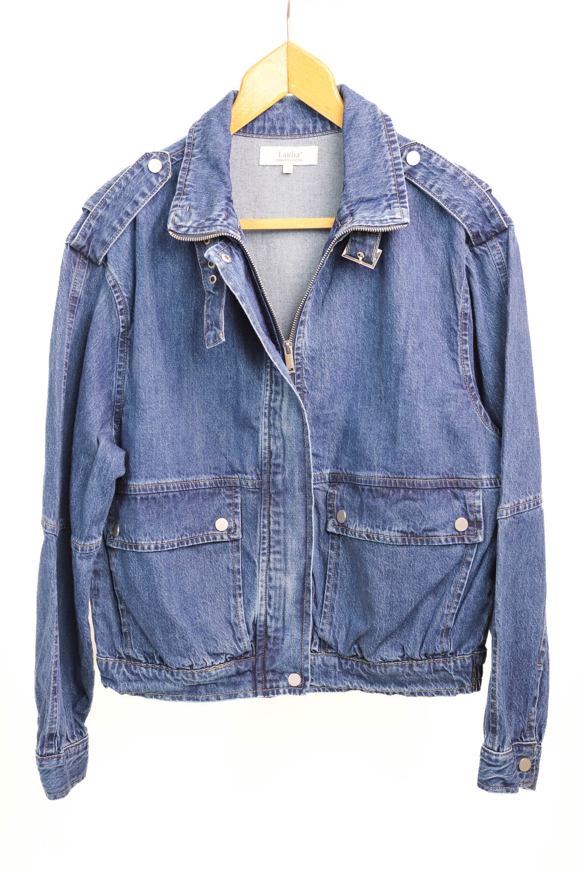 Veste bleue oversize Laulia Taille S/M - NEUF