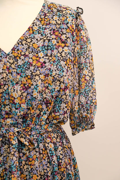 Robe fleurie Grace et Mila Taille M