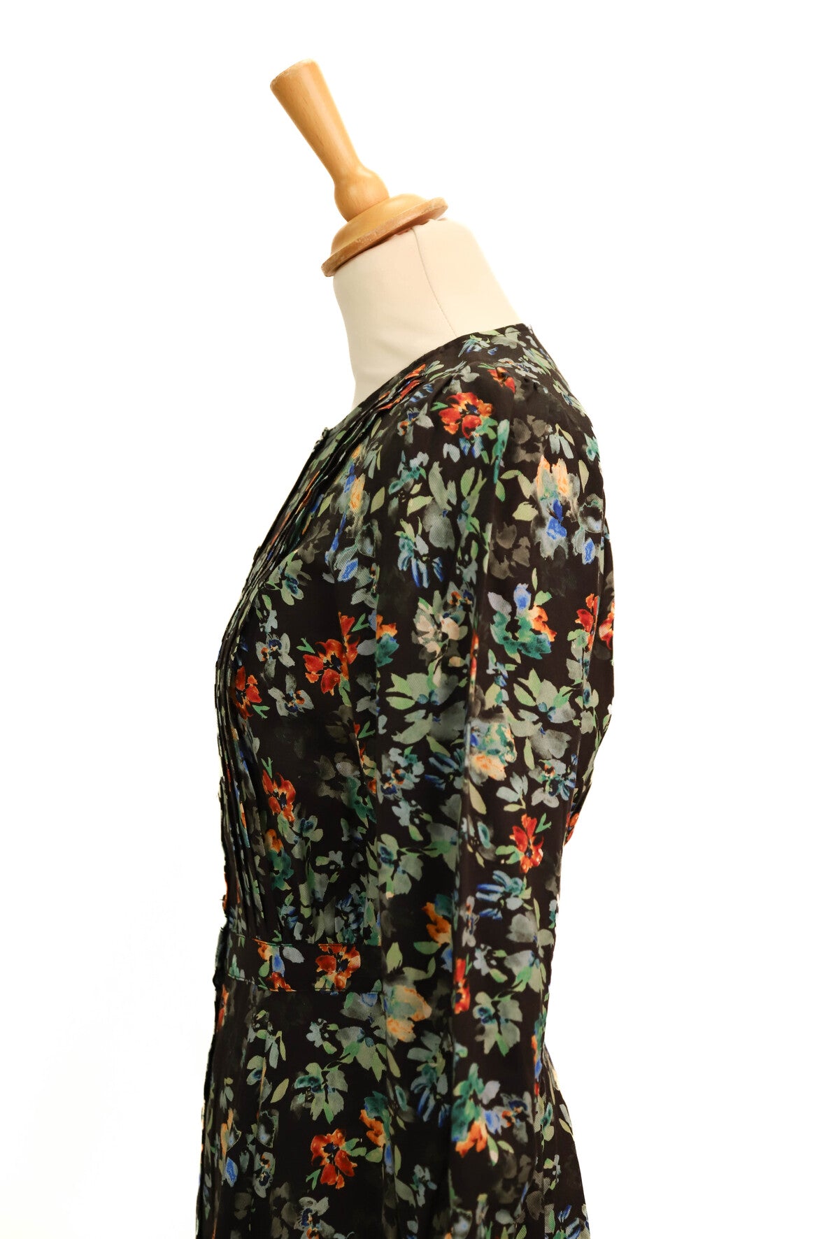 Robe noire fleurie Ekyog Taille XS - NEUF