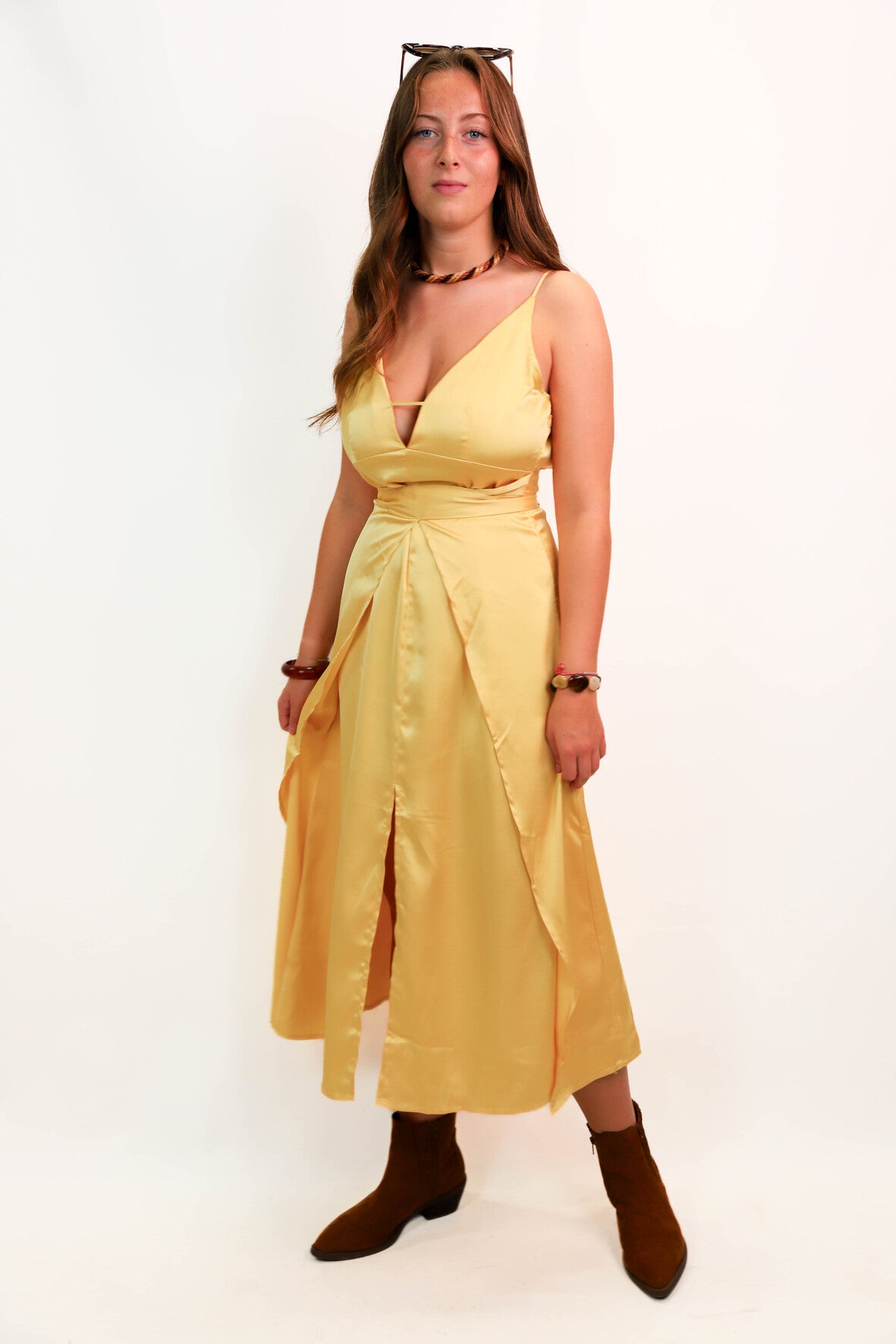 Robe jaune Amylynn Taille M - NEUF