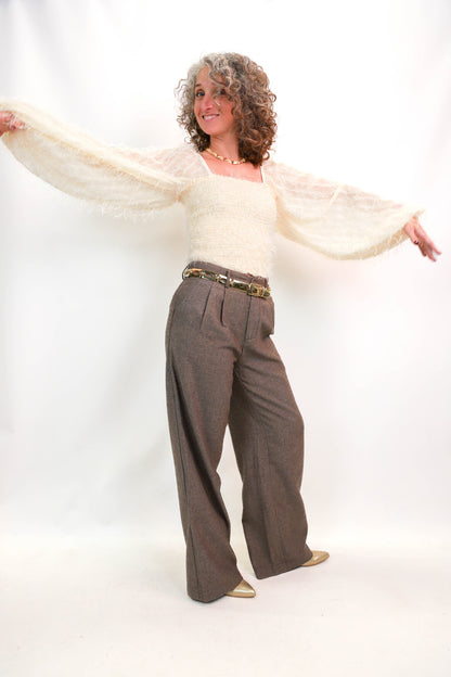 Pantalon à carreaux Easy Clothes Taille S
