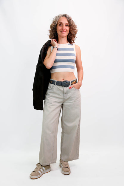 Jean gris Pull and Bear Taille XS