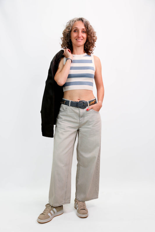 Jean gris Pull and Bear Taille XS